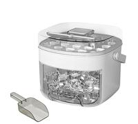 Bol à glace avec couvercle - Grande capacité, type Press | Design anti-adhérent, poignée | Récipient de stockage sans BPA, sceau traversant, bol empilable compact pour congélateur