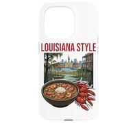Bol à Gomme et Bayou à écrevisses Style Louisiane Coque pour iPhone 15 Pro
