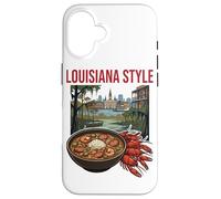 Bol à Gomme et Bayou à écrevisses Style Louisiane Coque pour iPhone 16