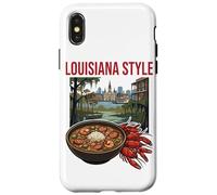 Bol à Gomme et Bayou à écrevisses Style Louisiane Coque pour iPhone X/XS