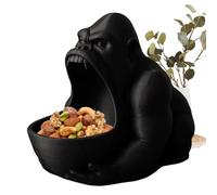 Bol à goûter, bol à goûter, sculpture animale, récipient à dessert de bureau, récipient anti-déversement pour fruits, bonbons, chocolat, gelée, nougat, popcorn fondant