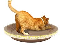 Bol à gratter pour Chat - Tapis à gratter en Carton pour Chats | Lit à gratter épais et résistant aux Rayures pour la Protection des Meubles, Jouet d'entraînement pour Chaton