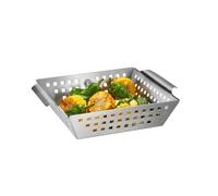 Bol pour grillades - GEFU - BBQ inox - 30cm diamètre - Charbon - Briquettes céramique