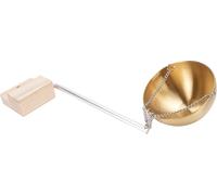 Bol à huile essentielle en acier inoxydable doré 12CM rond Support de coupe pour diffuseur de parfum pour sauna et spa