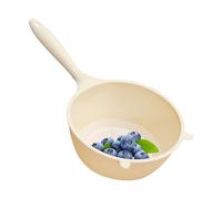 Bol à lavage aux légumes anti-spil avec passoire - bol de passoire à laveuse de riz | passsoire de riz polyvalent | Colonie de cuisine de cuisine spatiale pour le dortoir des appartements de
