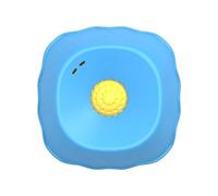 Bol À Lécher Liquide Canin - Écuelle Interactive à Lécher Liquide équipée d'une Balle Roulante,Gamelle Anti-Glouton Et Anti-Dérapante Pour Chien | Pour Jeu Maison Appartement Cuisine Voyage Et Heure D