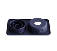 Bol à lécher pour chien avec balle | Assiette d'alimentation 2 en 1 en silicone anti-étouffement, 500 ml, pour manger des friandises liquides, du yaourt, des friandises enrichies alimentaires