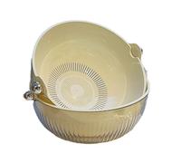 Bol à légumes en plastique à double couche, 25,5 cm, pliable et empilable