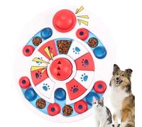 Bol À Manger Lent De Type Puzzle Pour Chien | Base Antidérapante Plat À Labyrinthe | Distributeur Rotatif 360 Degrés Puzzle Pour Chien,Pour Grandes Races, Anti-Ennui, Anti-Étouffement, Jeu Pour Chiots