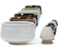 Bol à Matcha avec Porte-Fouet - Lot 2 pièces Vendos85