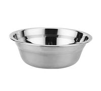 Bol à Mélanger en Acier Inoxydable, Bols à Salade en Métal de 26 Cm de Diamètre, Bol en Métal Poli Miroir et Peu Encombrant, Bol à Mélanger Robuste pour Cuisiner, Mélanger, Préparer, Conserver les Ali