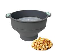 Bol à micro-ondes pour pop-corn - Accessoire de cuisine pliable en silicone - Pour, adolescents, adultes, soirée cinéma, bureau à domicile, fêtes, réunion de famille, pique-nique