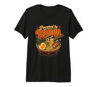 Bol à Nouilles Amusant avec œufs alimenté par Ramen T-Shirt Haut de Gamme