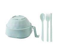 Bol à nouilles avec couvercle | Grande capacité Instant 6X-Rapid Bol à nouilles PP avec couvercle, baguettes, cuillères, fourchette pour soupe et nouilles ou aliments asiatiques