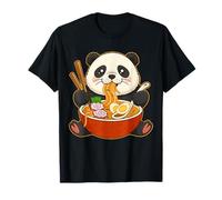 Bol à Nouilles Japonais Panda Mangeant des Ramen Anime Panda T-Shirt
