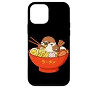 Bol à Nouilles japonaises Moineau Ramen drôle d'oiseaux Coque pour iPhone 12 Mini