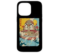 Bol à Nouilles japonaises Ramen Sparrow Kawaii Anime Food Noodles Otaku Coque pour iPhone 14 Pro Max