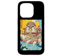 Bol à Nouilles japonaises Ramen Sparrow Kawaii Anime Food Noodles Otaku Coque pour iPhone 15 Pro