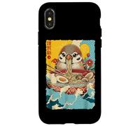 Bol à Nouilles japonaises Ramen Sparrow Kawaii Anime Food Noodles Otaku Coque pour iPhone X/XS