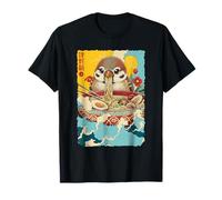 Bol à Nouilles japonaises Ramen Sparrow Kawaii Anime Food Noodles Otaku T-Shirt