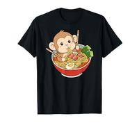 Bol à Nouilles japonaises Singe Japonais Zoo Japonais garçon Fille T-Shirt