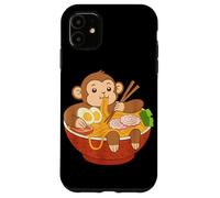 Bol à Nouilles Manga Japonais Singe Ramen Coque pour iPhone 11