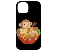 Bol à Nouilles Manga Japonais Singe Ramen Coque pour iPhone 14