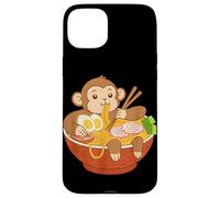 Bol à Nouilles Manga Japonais Singe Ramen Coque pour iPhone 15 Plus
