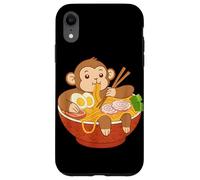 Bol à Nouilles Manga Japonais Singe Ramen Coque pour iPhone XR