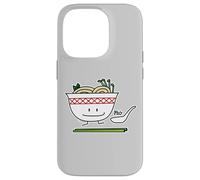 Bol à Nouilles Pho Vietnam Cuillère à Soupe Baguettes Coque pour iPhone 14 Pro