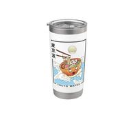 Bol à nouilles ramen Great Waves Anime Kawaii Esthétique Gobelet isotherme en acier inoxydable double paroi
