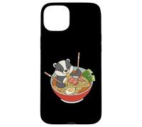 Bol à Nouilles Ramen Japonais drôle Blaireau Japonais Zoo garçon Fille Coque pour iPhone 15 Plus