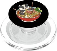 Bol à Nouilles Ramen Japonais drôle Blaireau Japonais Zoo garçon Fille PopSockets PopGrip pour MagSafe