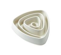 Bol à nourriture lente pour chat, gamelle triangulaire pour animaux de compagnie, mangeoire portable pour animaux de compagnie antidérapante, confortable anti-étouffement pour chien, gamelle de