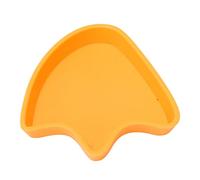 Bol à Nourriture pour Reptile Grand Modèle, Forme Empreinte, Capacité Spacieuse - Matériau ABS Durable, Bords Arrondis, Utilisation Universelle pour Nourriture et Eau (S)
