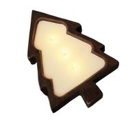 Bol à pâte en bois, arbre de Noël rustique - En forme d'arbre de Noël - Plateau décoratif pour table de ferme, table de ferme, collation, repas, bureau, chambre à coucher, salon, fête