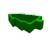 Bol à pâte en bois rustique pour sapin de Noël - Bol en bois comme décoration de table et pièce centrale pour maison de campagne et intérieur