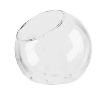 Bol À Poisson en Terrarium en Verre - Pot À Vase Rond Décoratif pour Décoration Intérieure, Beau Support De À Air Ou Mini Aquarium | Améliore La Chambre De Table À Manger du Salon avec Un Look