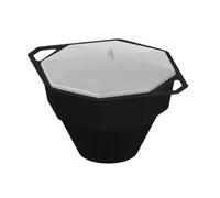 Bol à pop-corn pliable, popper à micro-ondes avec poignées | Bol à pop-corn réutilisable en silicone pliable pour micro-ondes - Bol à pop-corn lavable au lave-vaisselle avec couvercle et poignées pour
