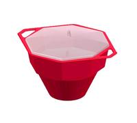 Bol à pop-corn pour micro-ondes, machine réutilisable en silicone, conception pliante, passe au lave-vaisselle, récipient à pop-corn avec couvercle, poignées, soirée cinéma, fêtes