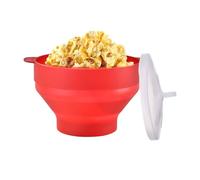 Bol à popcorn pour micro-ondes - Machine à popcorn réutilisable, matériau en silicone résistant à la chaleur | Design compact et facile à utiliser, sûr et lavable pour la maison et le restaurant