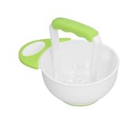 Bol à purée alimentaire, ensemble de bols à presse-purée - Broyeur de légumes avec tige de broyage,Bol de purée de légumes et fruits antidérapant, presse-purée Portable