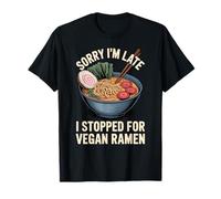Bol à Ramen drôle Vegan Food Humour Meme T-Shirt
