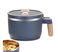 Bol à Ramen en acier inoxydable avec support de téléphone, bol à nouilles multi-usages, bols de cuisine instantanés pour dortoir universitaire, conteneur alimentaire grande capacité, petit déjeuner et