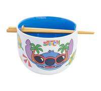 Bol à ramen en céramique avec baguettes dans une boîte cadeau Stitch
