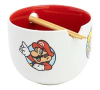 Bol à ramen en céramique avec baguettes dans une boîte cadeau Super Mario