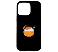 Bol à Riz Asiatique avec Baguettes Coque pour iPhone 15 Pro Max