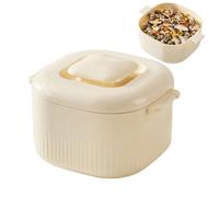 Bol à riz au micro-ondes, récipient pour cuisiner des aliments 1700 ml, récipient pour cuire du riz | pour pâtes nouilles légumes dans la cuisine, la maison, le micro-ondes, la fête, le restaurant