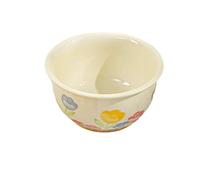 Bol à riz japonais jaune émaillé en céramique - Bol de 15,9 cm