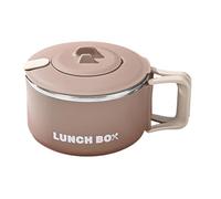 Bol À Soupe Avec Poignée - Tasse À Soupe En Acier Inoxydable Pour Micro-ondes | Bols Ramenn Avec Couvercle, Cuiseur De Bols Ramenn, Cuiseur De Nouilles Portable, Bol Japonais Haute Capacité Pour